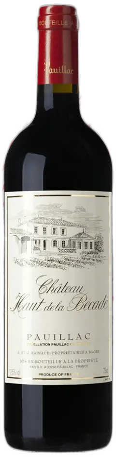 photo du vin Château Haut de la Bécade