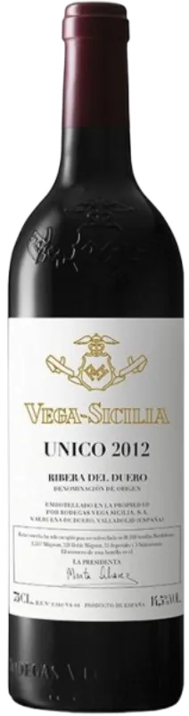 vue du vin Único Vega Sicilia