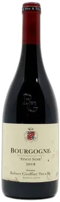 image du vin Robert Groffier Bourgogne Rouge