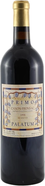 photo Primo Palatum Canon Fronsac 1998