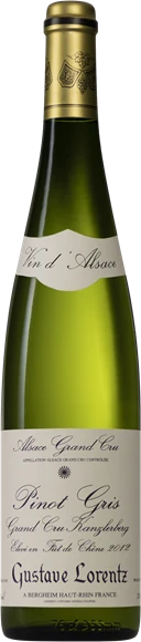 photo Alsace Grand Cru Kanzlerberg Pinot Gris Élevé en Fût de Chêne 2012