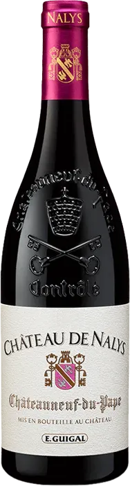image du vin Saintes Pierres de Nalys Rouge 2019 Château de Nalys E. Guigal