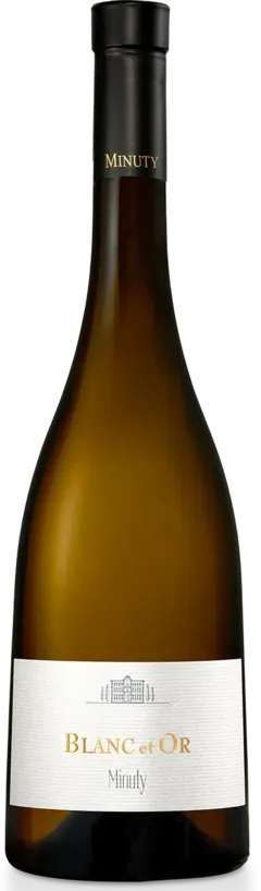illustration du vin Minuty Blanc et or