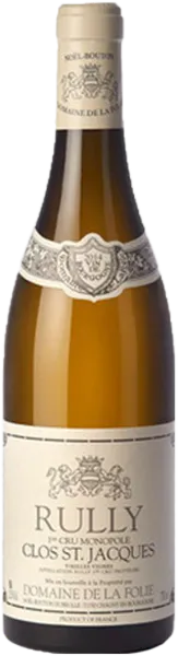 photo du vin Aoc Rully 1er Cru Clos du Chaigne Monopole Domaine de la Folie