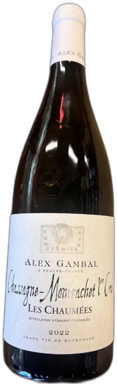 photo du vin Chassagne-Montrachet 1er Cru les Chaumées Alex Gambal Blanc Aop