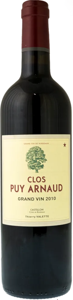 image du vin Château Clos Puy Arnaud Côtes de Bordeaux Castillon Rouge 2016