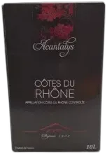 photo les Vignerons de Tavel Cotes du Rhone Rouge Acantalys Bib 10 Litres