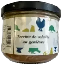 photo les Cuisines de Licques Terrine de Volaille au Genievre 200g