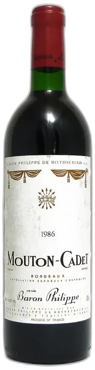 photo du vin Mouton Cadet Baron Philippe de Rothschild