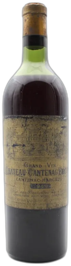 photo du vin Château Cantenac Brown 1949