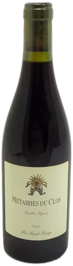 photo du vin Clos Marie, Métairies du Clos Vieilles Vignes