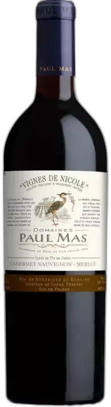 photo du vin Vignes de Nicole - Cabernet Merlot