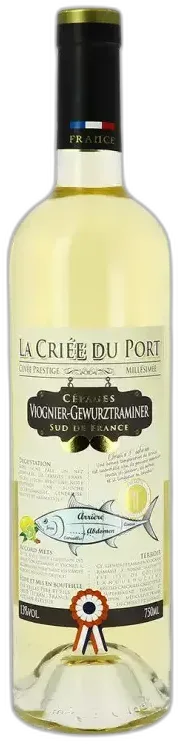 image du vin La Criée du Port Gewurztraminer Viognier