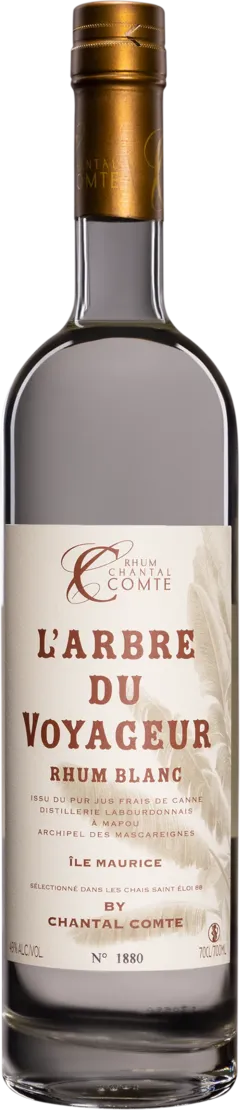 photo du vin Chantal Comte Pur Cane Juice Mauritius Rhum "l'Arbre du Voyageur" Blanc Giftbox