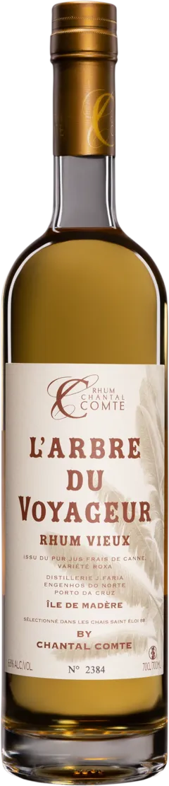 photo du vin Chantal Comte Pur Cane Juice Portuguese Rhum "l'Arbre du Voyageur" Brun Giftbox
