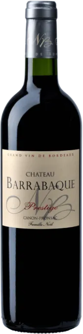 vue du vin Château Barrabaque Prestige Rouge 2015