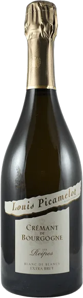 vue du vin Crémant de Bourgogne les Reipes Chardonnay Extra Brut Blanc