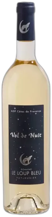 image du vin Côtes de Provence "Vol de Nuit" Blanc le Loup Bleu