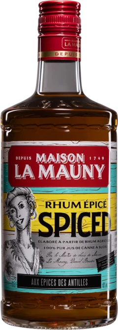 photo la Mauny Rhum Agricole de Martinique “Spiced“ Brun 40°