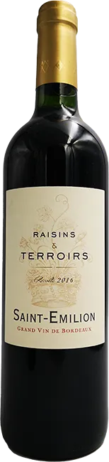 photo Saint Emilion Rouge 2016 Raisins et Terroirs