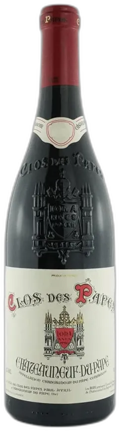 vue du vin Châteauneuf du Pape Rouge Clos des Papes Domaine Paul Avril