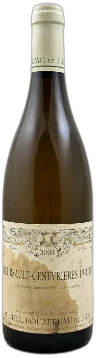 illustration du vin Michel Bouzereau Meursault 1er Cru "Genevrières" 2021