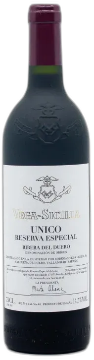 photo du vin Unico Reserva Especial