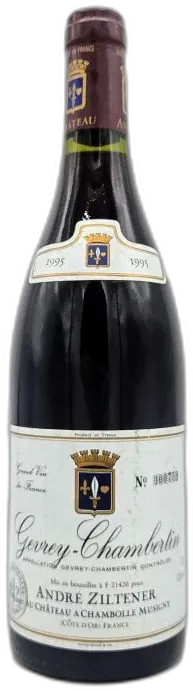 photo du vin Ziltener Gevrey-Chambertin