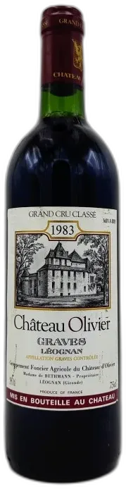 vue du vin Château Olivier