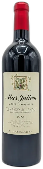 vue du vin Mas Jullien Autour de Jonquières