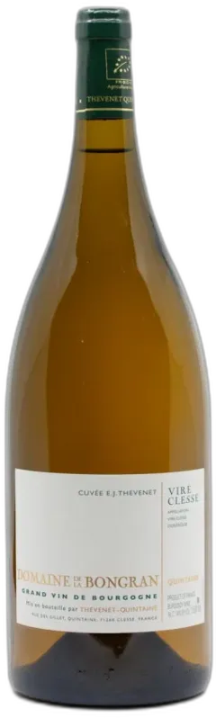 photo du vin Viré-Clessé Quintaine Cuvée ej Thevenet Blanc 2021 Domaine de la Bongran