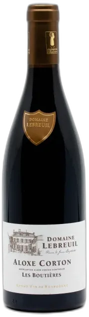 illustration du vin les Boutières Rouge Aoc Aloxe Corton Domaine Lebreuil
