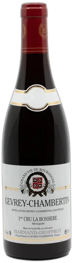 capture du vin Gevrey-Chambertin 1er Cru Lavaux Saint Jacques Harmand-Geoffroy