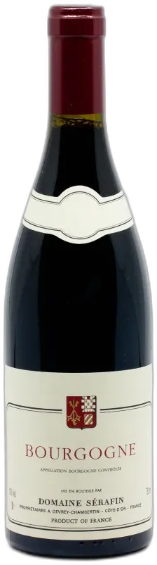 photo du vin Bourgogne Rouge Domaine Sérafin Père et Fils