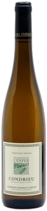 capture du vin Domaine Georges Vernay Condrieu "les Chaillées de l'Enfer" 2020