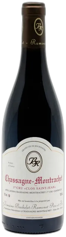 photo du vin Domaine Bachelet Ramonet, Chassagne-Montrachet Premier Cru, Clos Saint-Jean