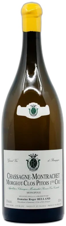 image du vin Chassagne Montrachet 1er Cru Morgeot Clos Pitois Blanc Domaine Roger Belland