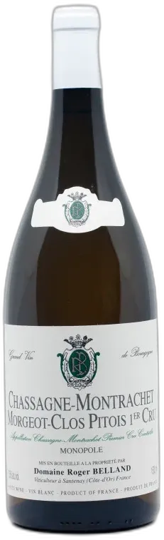 image du vin Chassagne Montrachet 1er Cru Morgeot Clos Pitois Blanc Domaine Roger Belland