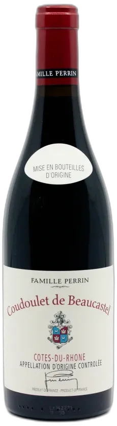 vue du vin Coudoulet Côtes du Rhône Château de Beaucastel