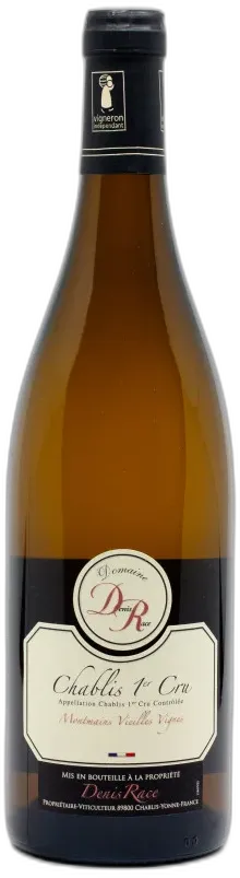 illustration du vin Denis Race Chablis 1er Cru Montmains Vielles Vignes