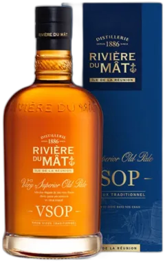 photo du vin Rivière du Mât Rhum Vieux de Mélasse de la Réunion "xo" Brun Giftbox