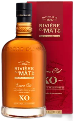 photo du vin Rivière du Mât Rhum Vieux de Mélasse de la Réunion "xo" Brun Giftbox