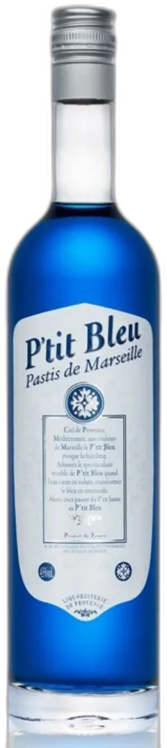 image du vin Pastis Ptit Bleu Pastis de Marseille la Liquoristerie de Provence