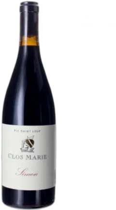 illustration du vin Pic Saint-Loup Clos Marie Cuvée Simon Christophe Peyrus et Françoise Julien