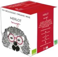 photo du vin Hérisson Malin Merlot Bio Bib Jacques Frelin