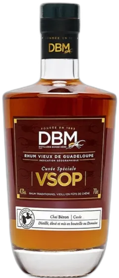 vue du vin Dbm Cuvée Enora Vieux Traditionnel Vsop Guadeloupe
