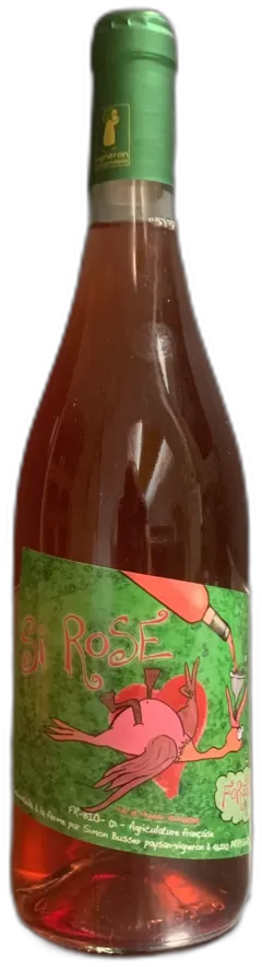 photo du vin si Rose Simon Busser, Domaine des Rouges
