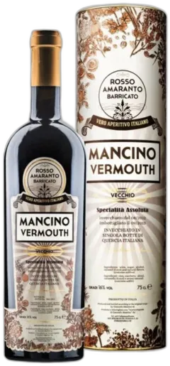 illustration du vin Mancino Vecchio Rosso Amaranto Barricato Vermouth