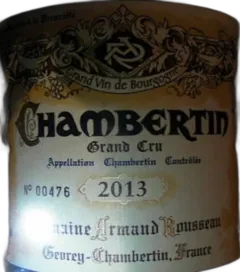 photo du vin Clos de Bèze Chambertin Grand Cru
