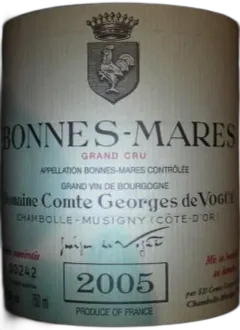 capture du vin Comte G. de Vogüe
